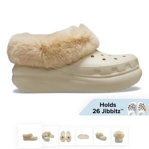 Furever Crush Crocs Bone | 7